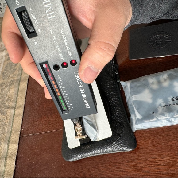 🆕 Chrome Hearts DIAMOND factory Embellished Box Office Sunglasses Gold Hardware - Picture 3 of 16